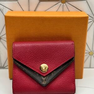 Louis Vuitton Red and Black Women's Wallet